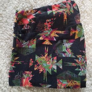 TC colorful Aztec leggings